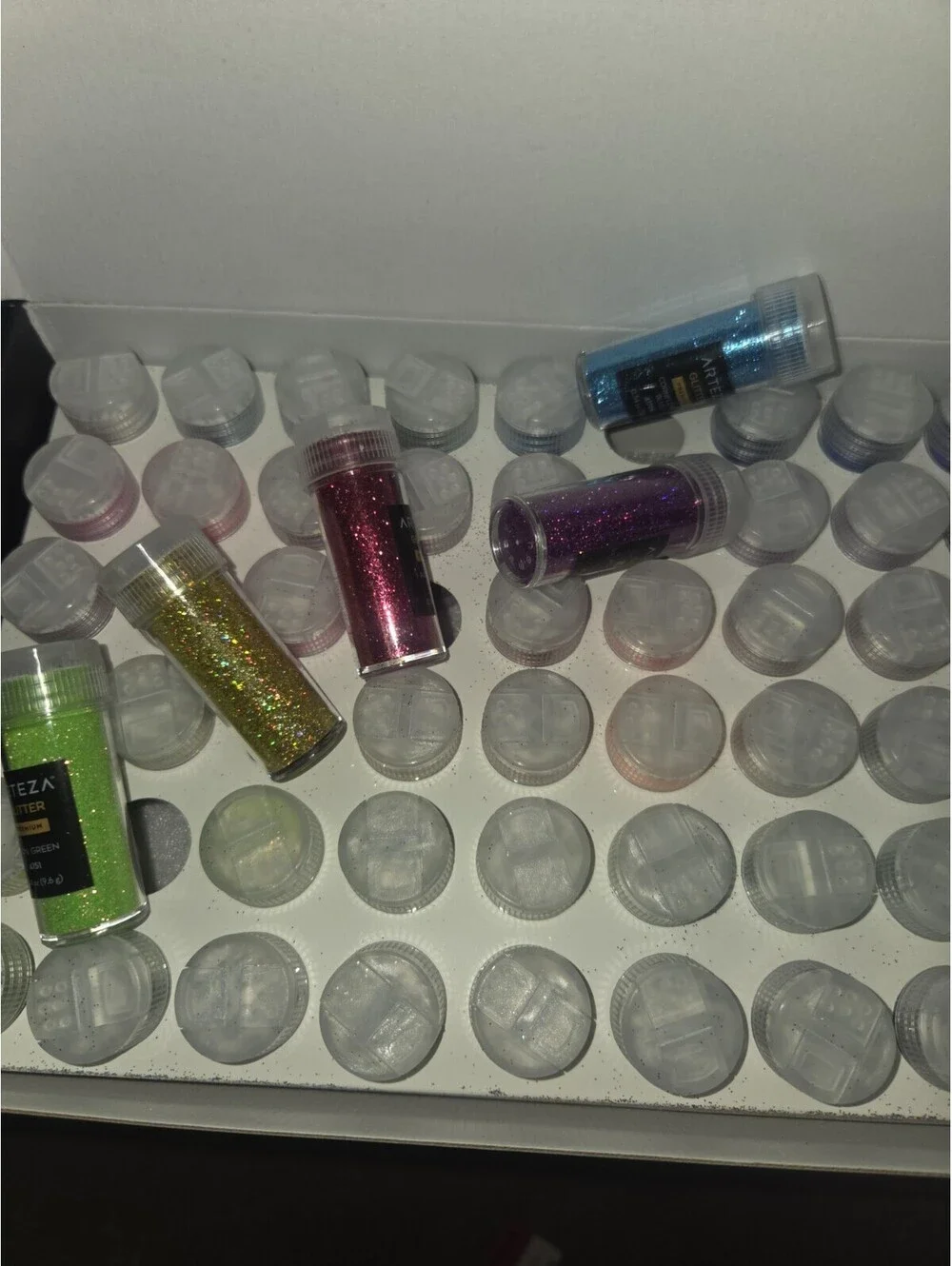 Premium glitter 54 glitter jars extra fine non-toxic